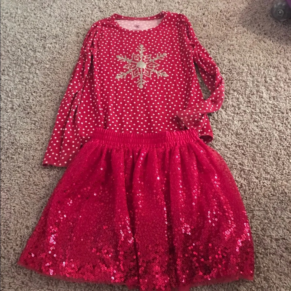 Christmas Girls Size 8/10